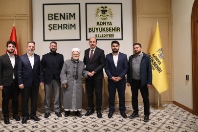 Başkan Altay'a son günlerin en anlamlı ziyaretçisi
