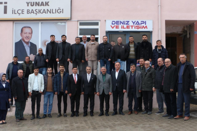 MHP Yunak’tan Aktaş’a  hayırlı olsun ziyareti